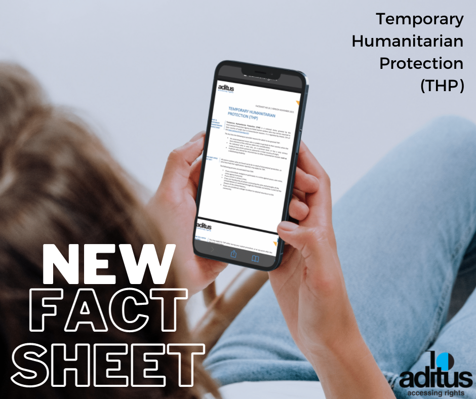 New Fact Sheet Temporary Humanitarian Protection (THP)